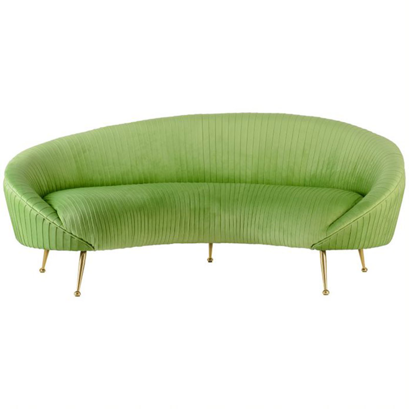 Диван Pebernat Lounge Sofa green Золотой Зеленый смок Прозрачный зеленый в Грозном | Loft Concept 