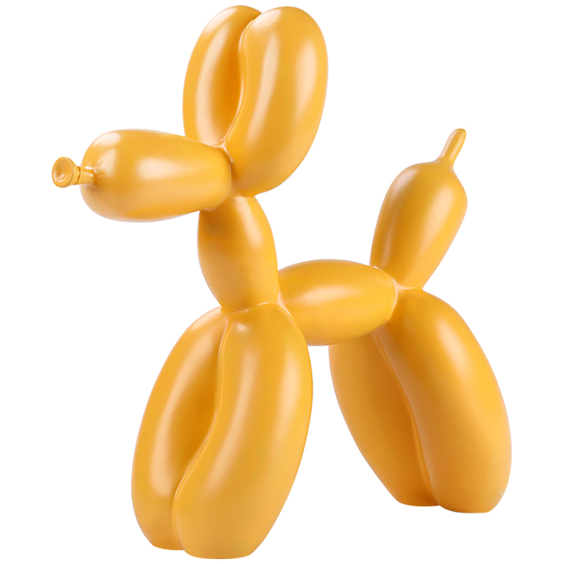 Статуэтка Jeff Koons Balloon Dog Matte Yellow Желтый Статуэтка Jeff Koons Balloon Dog Matte Yellow Желтый в Грозном | Loft Concept