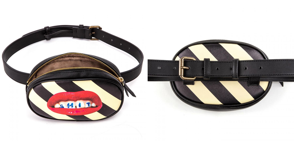 Поясная сумка Seletti Shit Striped Поясная сумка Seletti Shit Striped - Loft-Concept в Грозном