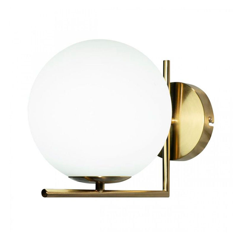 Бра Flos IC Lights Wall Gold Золотой Белый Бра Flos IC Lights Wall Gold Золотой Белый в Грозном | Loft Concept