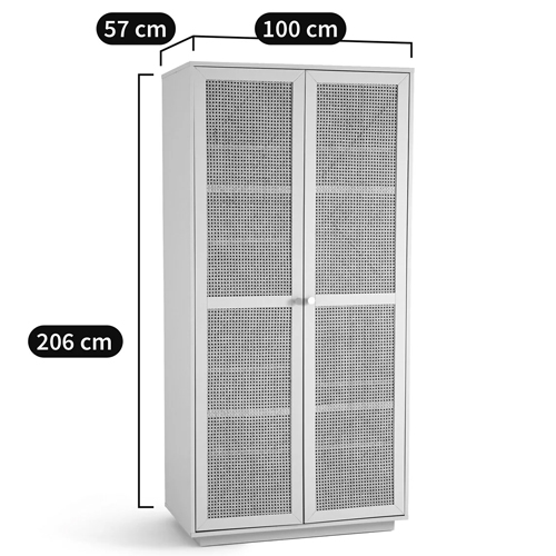 Шкаф с двумя дверцами из плетеного ротанга Tomio Wicker Furniture в Грозном