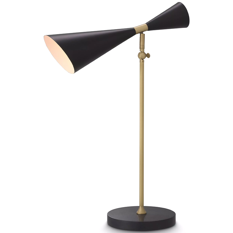 Настольная лампа Eichholtz Desk Lamp Milos Черный Латунь в Грозном | Loft Concept 
