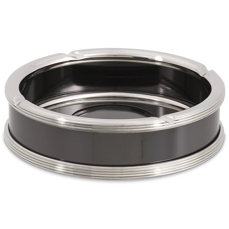 Пепельница Eichholtz Ashtray Ella Nickel Никель Черный Пепельница Eichholtz Ashtray Ella Nickel Никель Черный в Грозном | Loft Concept