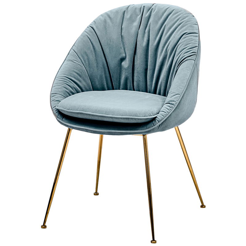 Стул Perrers Stool Pastel Blue Голубой пастельный Глянцевое золото Стул Perrers Stool Pastel Blue Голубой пастельный Глянцевое золото в Грозном | Loft Concept