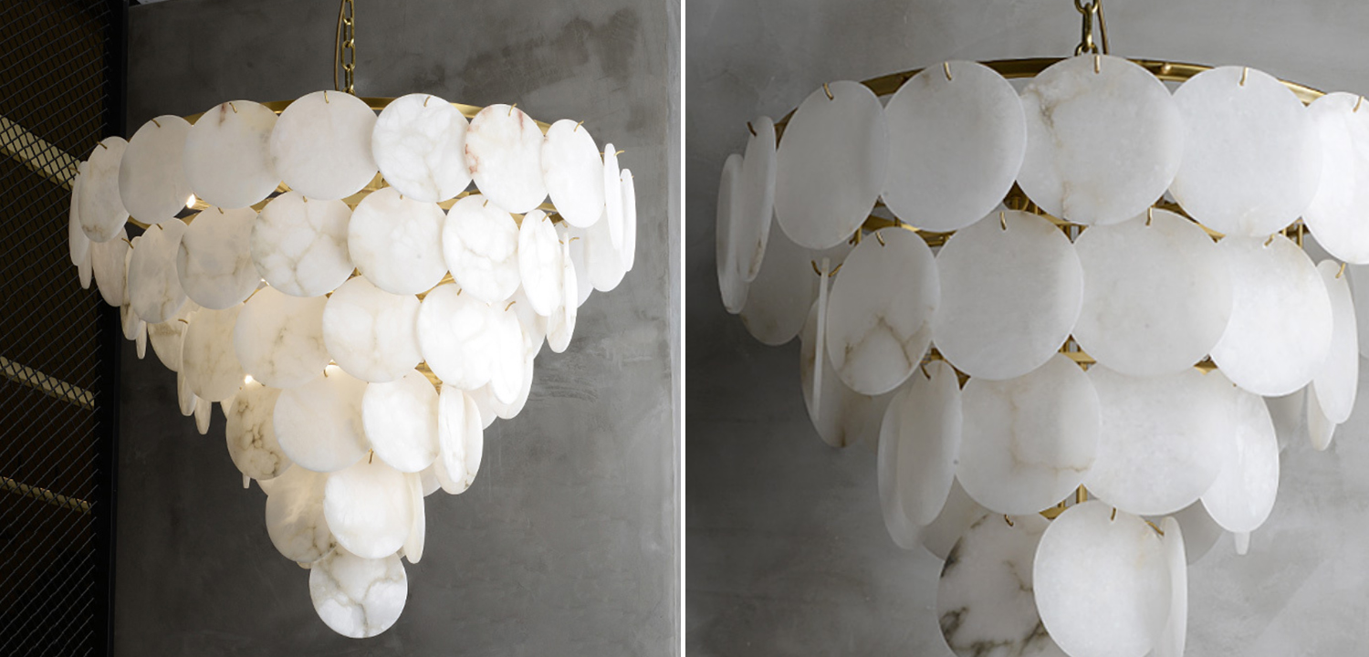 Люстра Letizia Marble Tiered Chandelier - фото №1