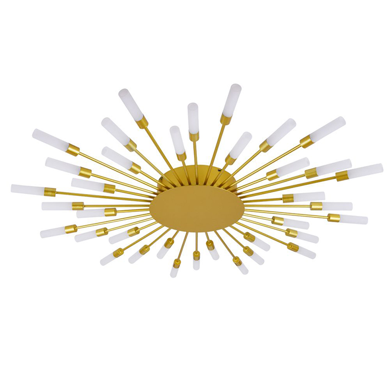 Потолочный светильник Aiden Ceiling Lamp 36 Золотой Белый Потолочный светильник Aiden Ceiling Lamp 36 Золотой Белый в Грозном | Loft Concept