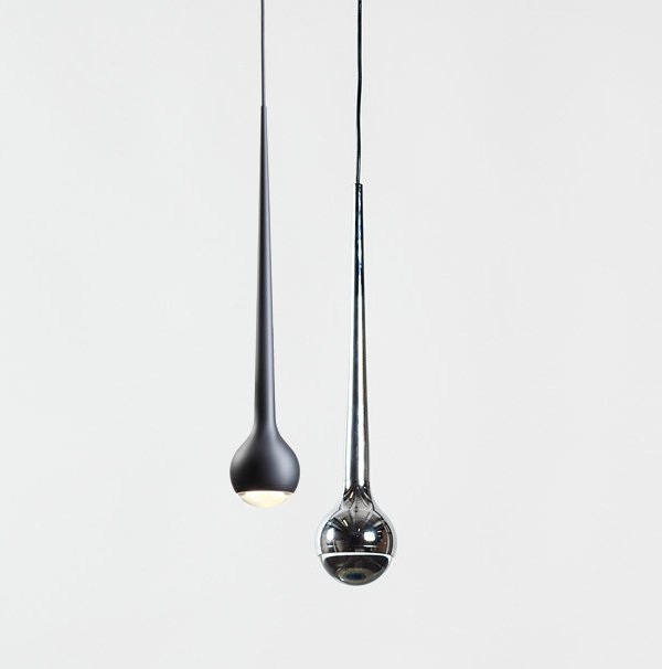 Подвесной светильник Falling Up Pendant Light Черный Хром Подвесной светильник Falling Up Pendant Light Черный Хром в Грозном | Loft Concept