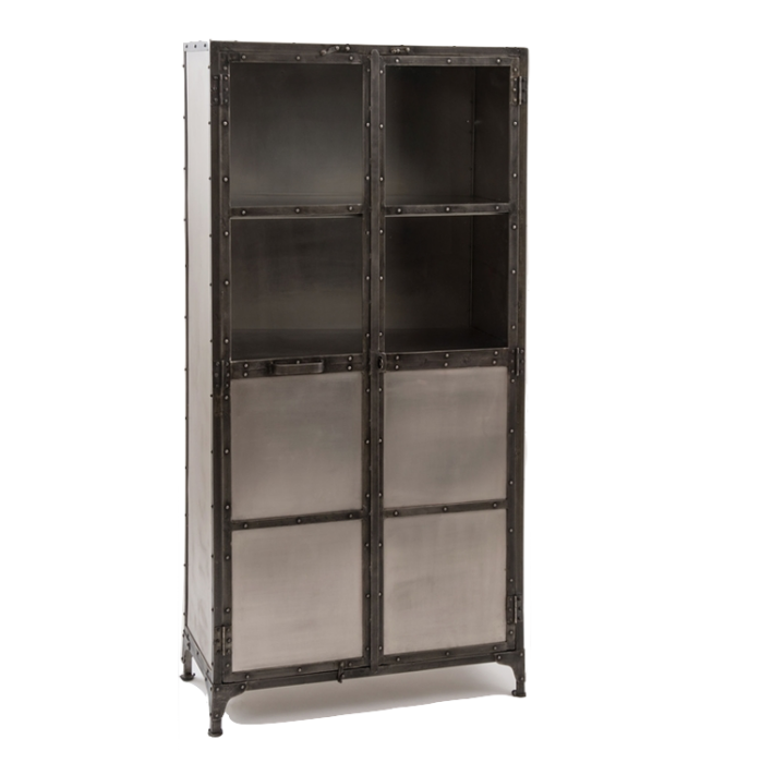 Буфет Industrial Steampunk Nickel Cabinet Буфет Industrial Steampunk Nickel Cabinet в Грозном | Loft Concept