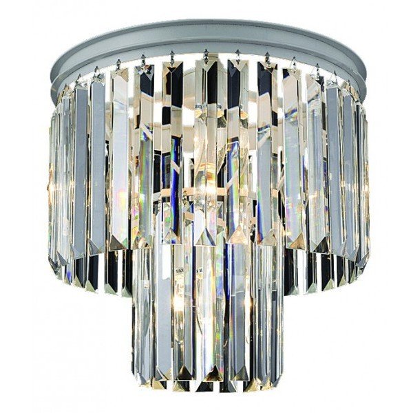 Потолочный светильник RH Odeon Clear Glass ceiling chandelier 2 Square Белый Прозрачное Стекло Потолочный светильник RH Odeon Clear Glass ceiling chandelier 2 Square Белый Прозрачное Стекло в Грозном | Loft Concept
