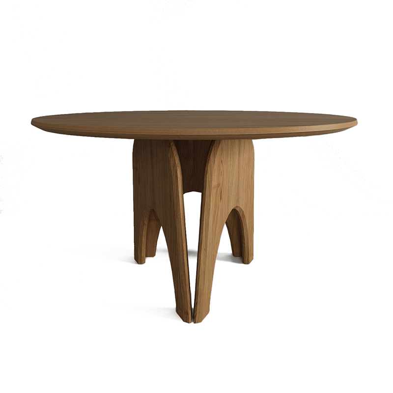 Обеденный круглый стол из дерева Pelican Dinner Table Древесина Обеденный круглый стол из дерева Pelican Dinner Table Древесина в Грозном | Loft Concept