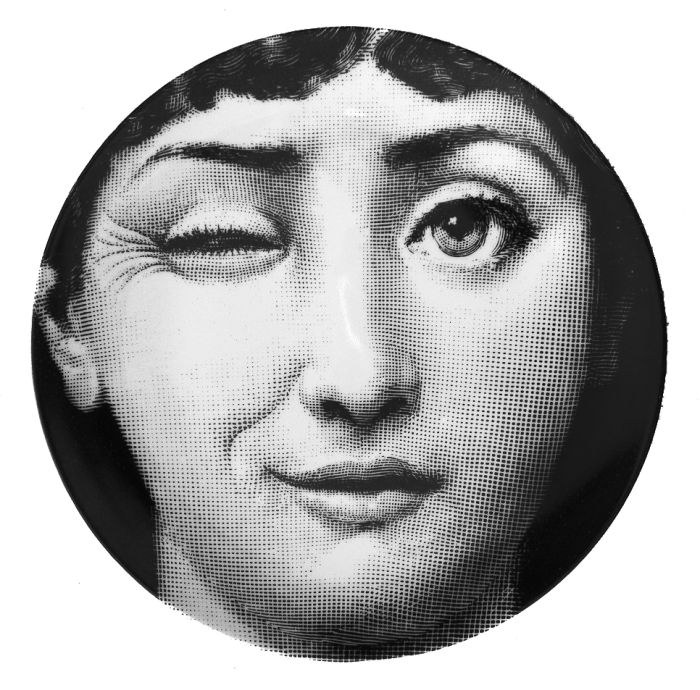 Декоративная тарелка Fornasetti 130 Черный Декоративная тарелка Fornasetti 130 Черный в Грозном | Loft Concept