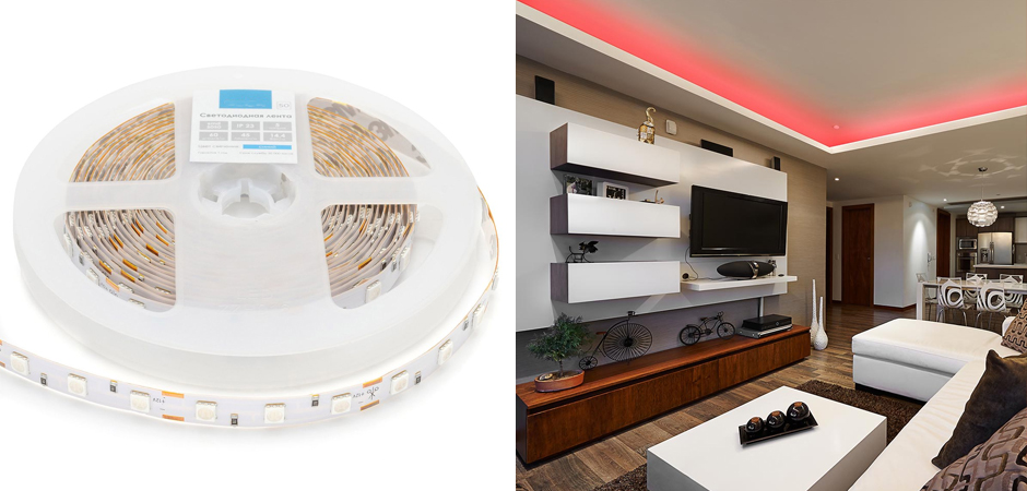 Светодиодная лента 14,4W/m 60LED/m 5050SMD красный Светодиодная лента 14,4W/m 60LED/m 5050SMD красный - Loft-Concept в Грозном