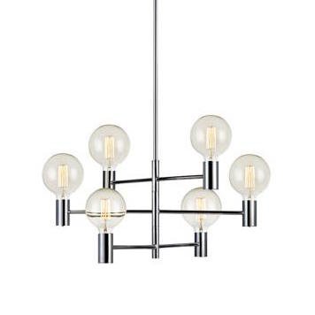 Люстра Helix Chandelier Chrome Хром Люстра Helix Chandelier Chrome Хром в Грозном | Loft Concept