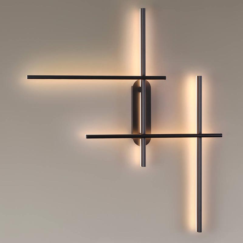 Бра Rolf Four Black Lines Черный Бра Rolf Four Black Lines Черный в Грозном | Loft Concept