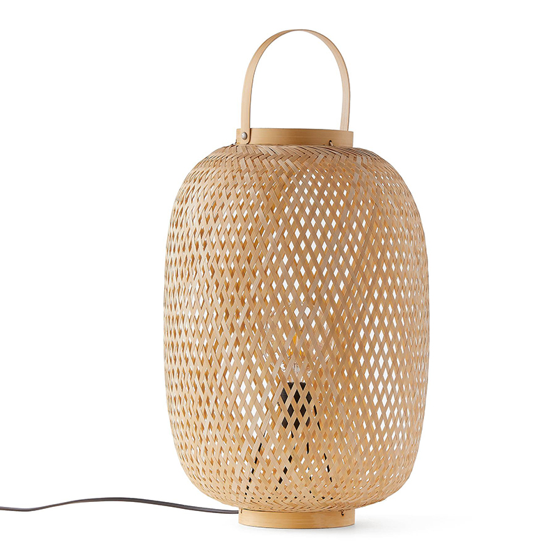 Настольная лампа Lantern Wicker Table lamp Бежевый Настольная лампа Lantern Wicker Table lamp Бежевый в Грозном | Loft Concept
