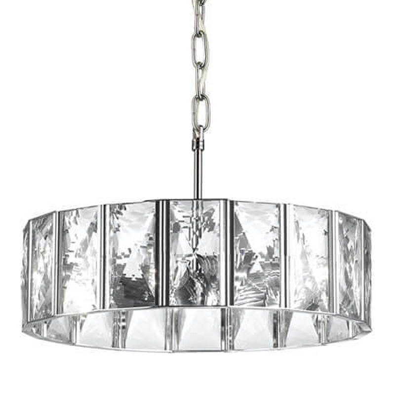 Люстра Tiers Crystal Light Chandelier Round Хром Прозрачный (Transparent) Люстра Tiers Crystal Light Chandelier Round Хром Прозрачный (Transparent) в Грозном | Loft Concept