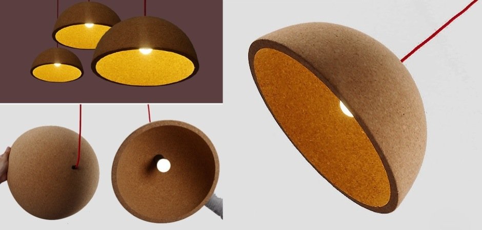 Подвесной светильник Cork Semisphere Подвесной светильник Cork Semisphere - Loft-Concept в Грозном