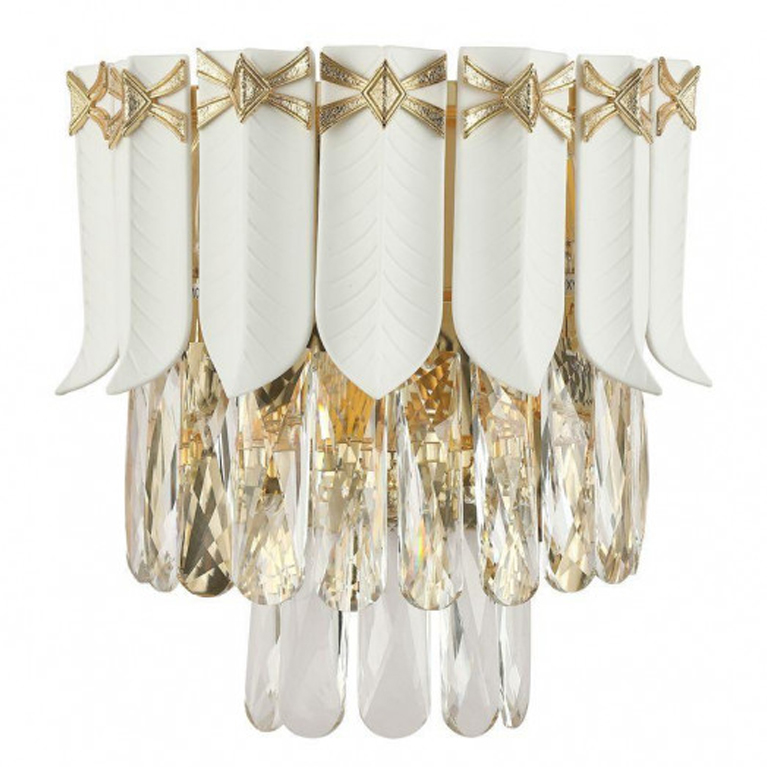 Бра Barcelo Wall Lamp Прозрачный Золотой в Грозном | Loft Concept 