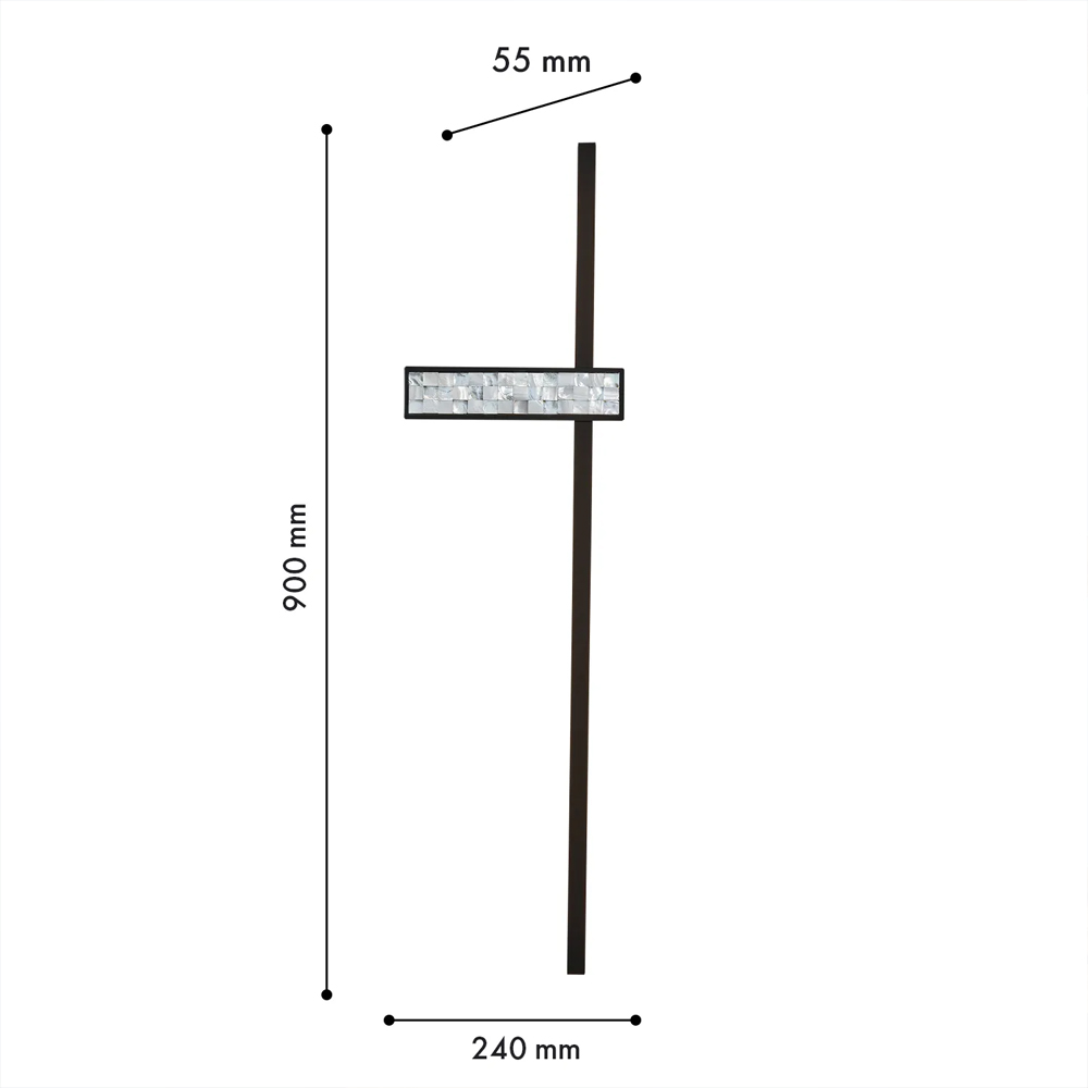 Бра с декором из перламутровой морской ракушки Touch of Marine Charm в Грозном