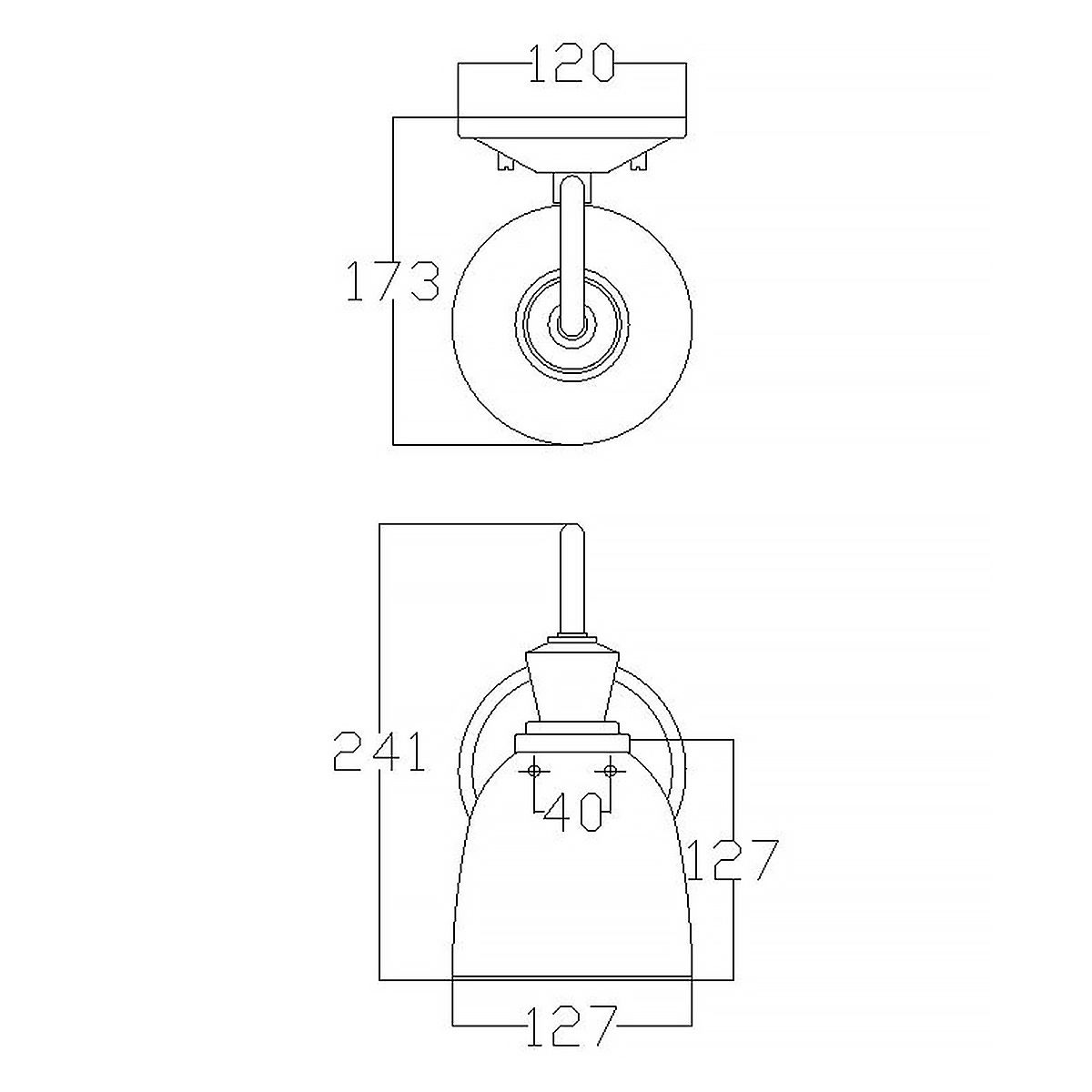 Бра с матовым ребристым плафоном в форме колокола Kichler в Грозном