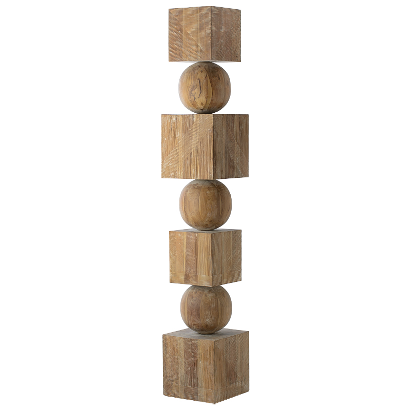 Арт-объект Art Object Squares and Balls made wood Арт-объект Art Object Squares and Balls made wood в Грозном | Loft Concept