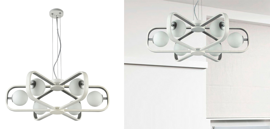Люстра Michele Ball Chandelier Silver 6 Люстра Michele Ball Chandelier Silver 6 - Loft-Concept в Грозном