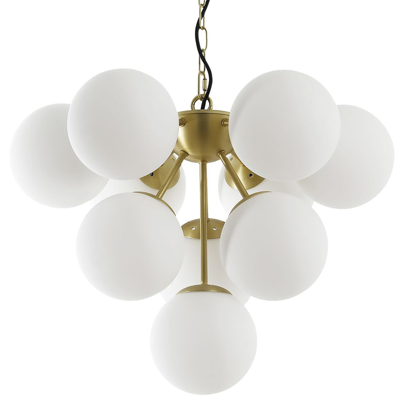 Современная люстра Berries Chandelier Золотой Белый Современная люстра Berries Chandelier Золотой Белый в Грозном | Loft Concept
