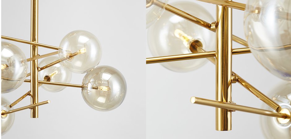 Люстра Bolle hanging lamp Gallotti & radice Люстра Bolle hanging lamp Gallotti & radice - Loft-Concept в Грозном