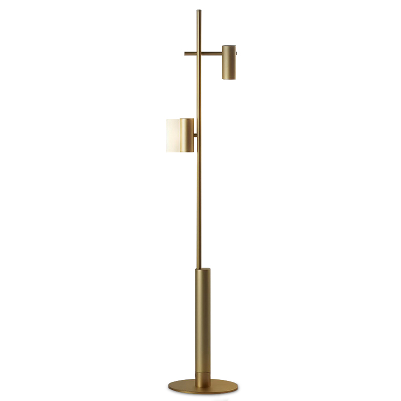 Торшер CILON Typography Floor Lamp I Золотой Белый Торшер CILON Typography Floor Lamp I Золотой Белый в Грозном | Loft Concept