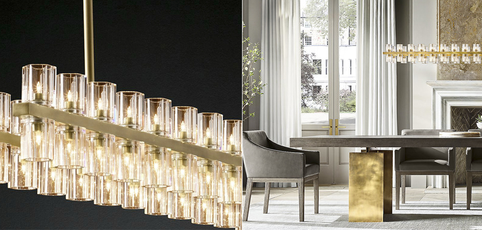 Люстра Restoration Hardware Arcachon Linear Chandelier Люстра Restoration Hardware Arcachon Linear Chandelier - Loft-Concept в Грозном