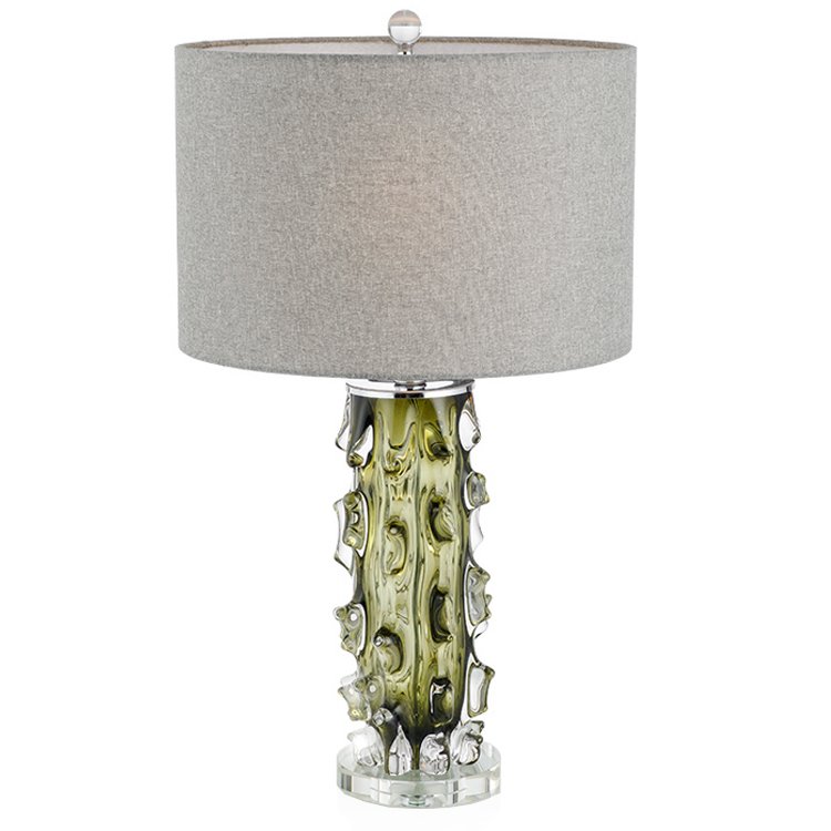 Настольная лампа Glass Cactus Зеленый Серый Настольная лампа Glass Cactus Зеленый Серый в Грозном | Loft Concept