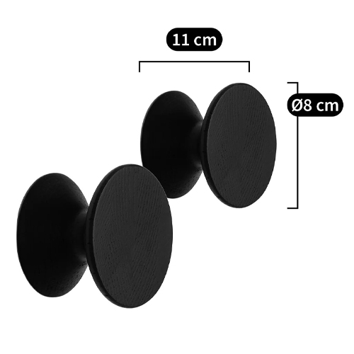 Комплект из 2-х круглых деревянных настенных крючков Bert Wall Hanger Комплект из 2-х круглых деревянных настенных крючков Bert Wall Hanger в Грозном