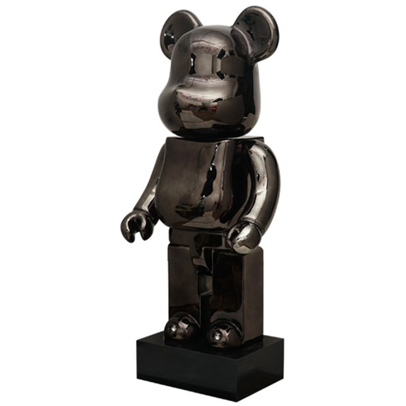 Статуэтка Bearbrick Black on stand Черный Статуэтка Bearbrick Black on stand Черный в Грозном | Loft Concept