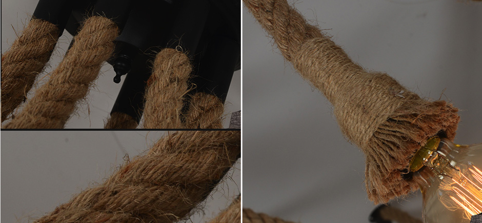 Подвесной светильник Rope Octopus Подвесной светильник Rope Octopus - Loft-Concept в Грозном