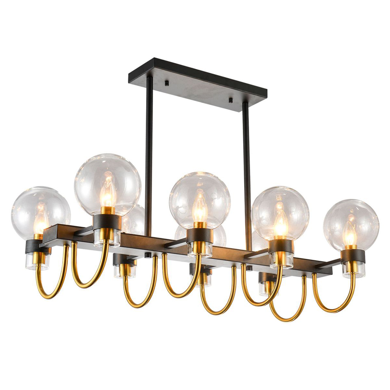 Люстра Votrom Chandelier Черный Прозрачный (Transparent) Бронза Люстра Votrom Chandelier Черный Прозрачный (Transparent) Бронза в Грозном | Loft Concept