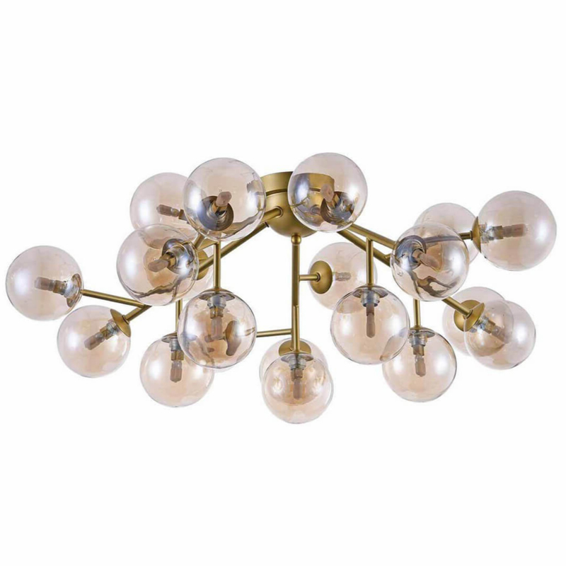 Потолочный Светильник Berries Chandelier Amber 75 матовое золото Янтарь (Amber) Потолочный Светильник Berries Chandelier Amber 75 матовое золото Янтарь (Amber) в Грозном | Loft Concept