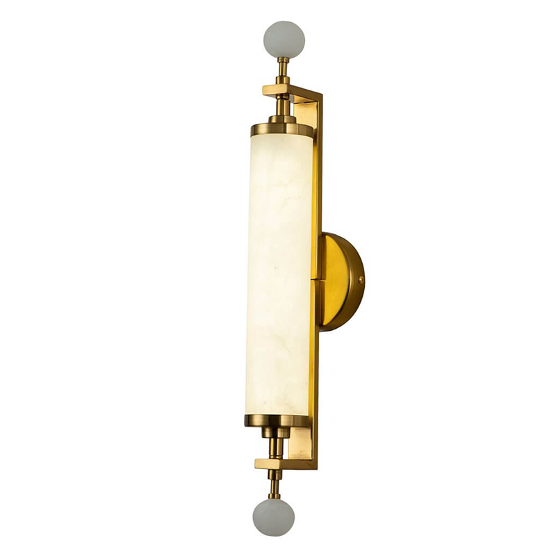 Бра Chantel Marble Wall Lamp S Латунь Белый Бра Chantel Marble Wall Lamp S Латунь Белый в Грозном | Loft Concept