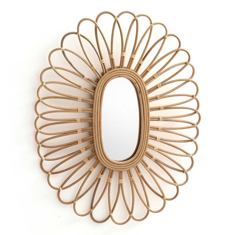 Зеркало Mirror Rattan Oval Зеркало Mirror Rattan Oval в Грозном | Loft Concept