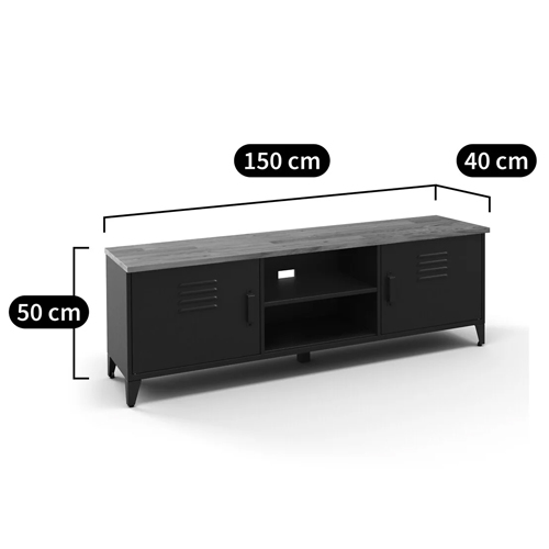 ТВ-тумба из металла и столешницей из массива дуба Metal Wood TV-Stand ТВ-тумба из металла и столешницей из массива дуба Metal Wood TV-Stand в Грозном