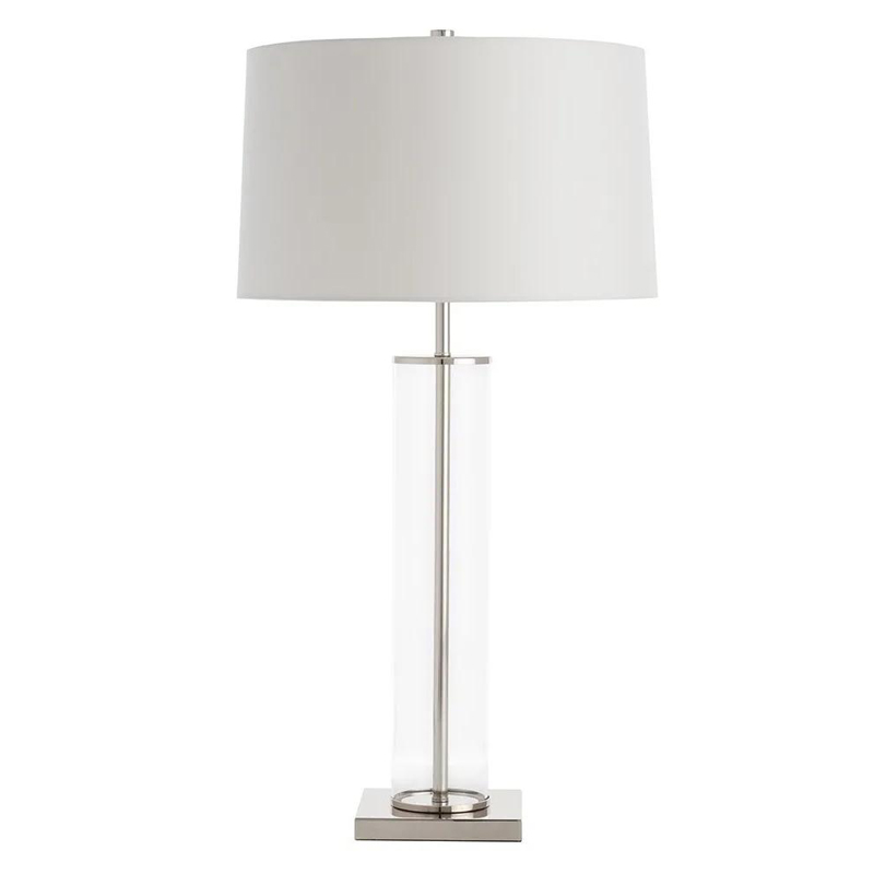 Настольная лампа Ticiana Glass Tube Table lamp Серебряный Настольная лампа Ticiana Glass Tube Table lamp Серебряный в Грозном | Loft Concept