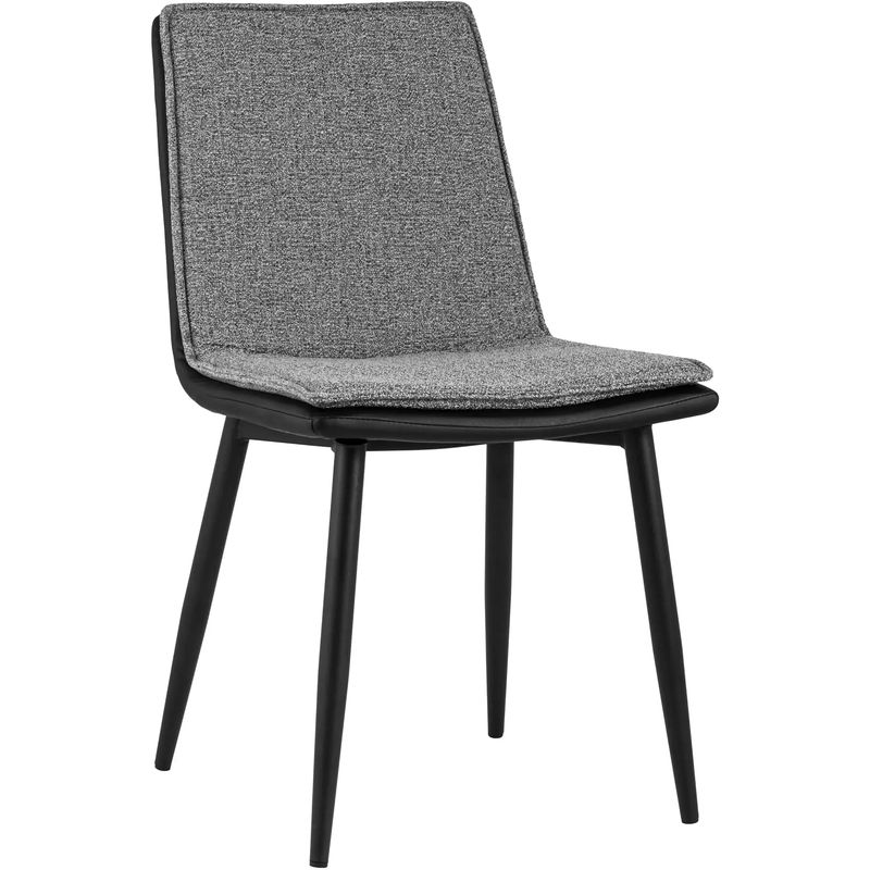 Стул Melissa Chair Серая Рогожка Серый Черный Стул Melissa Chair Серая Рогожка Серый Черный в Грозном | Loft Concept