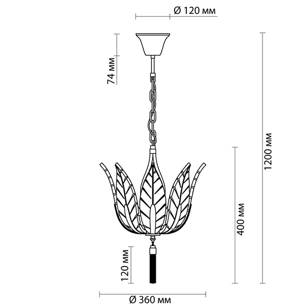 Люстра Glass Petals Chandelier 36 Люстра Glass Petals Chandelier 36 в Грозном