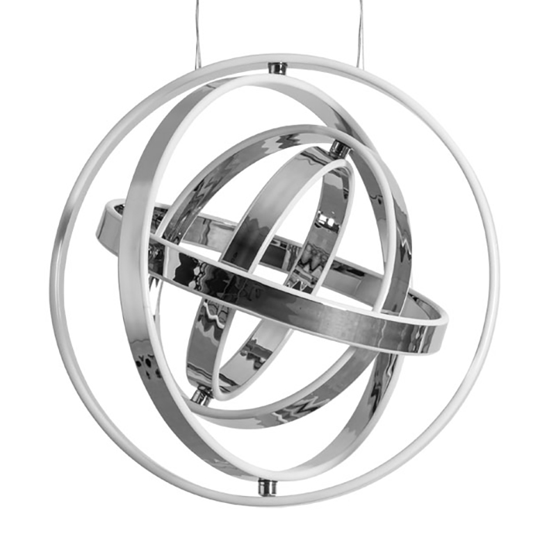 Люстра дизайнерская Rings Серебряный Люстра дизайнерская Rings Серебряный в Грозном | Loft Concept