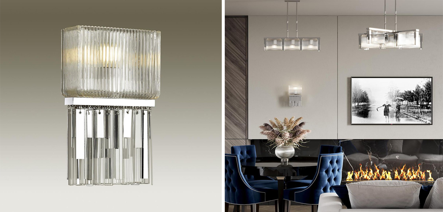 Бра Madelen Chrome Wall Lamp - фото