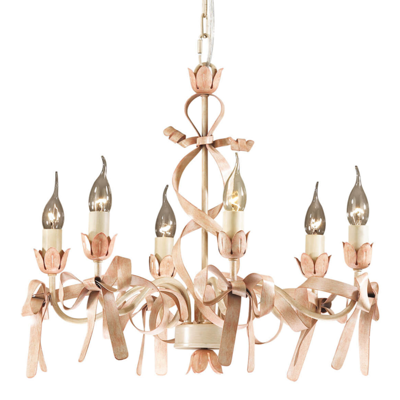 Люстра Kinder rosset 6 Dirty Rose Кремовый Люстра Kinder rosset 6 Dirty Rose Кремовый в Грозном | Loft Concept