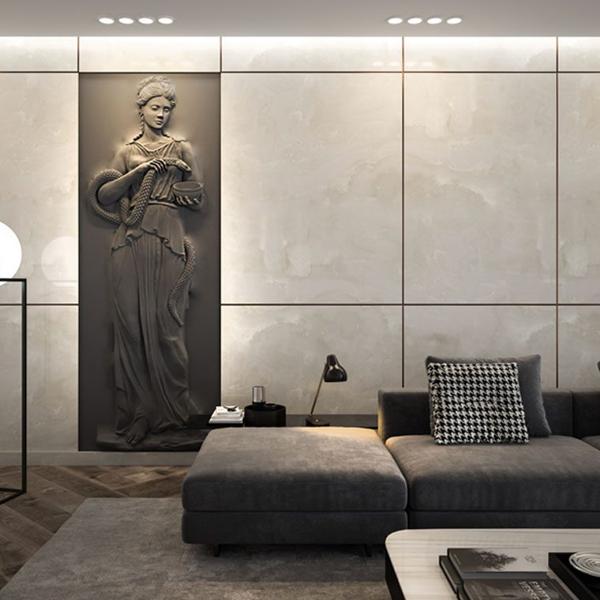 Барельеф HYGEIA  в Грозном | Loft Concept 