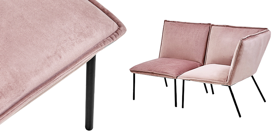 Кресло Corner Armchair Single pink Кресло Corner Armchair Single pink - Loft-Concept в Грозном