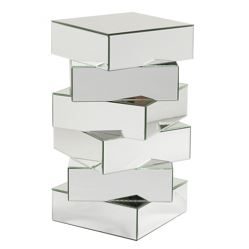Приставной столик Mirrored Tower Зеркало Приставной столик Mirrored Tower Зеркало в Грозном | Loft Concept