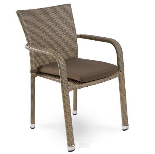 Стул Rottan chair beige Бежево-серый Стул Rottan chair beige Бежево-серый в Грозном | Loft Concept