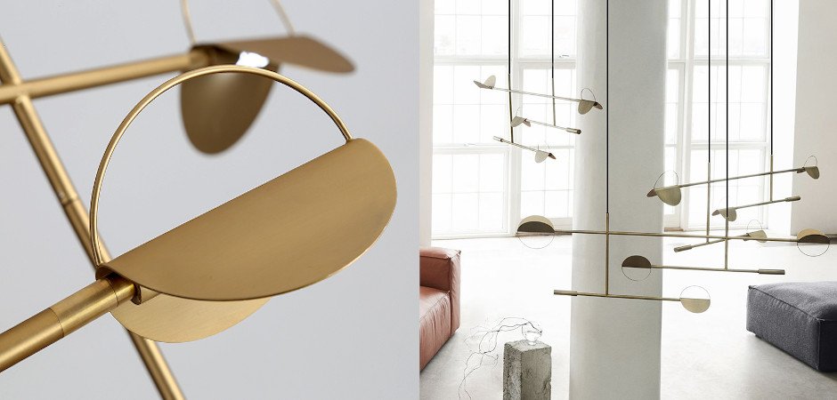 Люстра BOLIA LEAVES PENDANT brass Люстра BOLIA LEAVES PENDANT brass - Loft-Concept в Грозном
